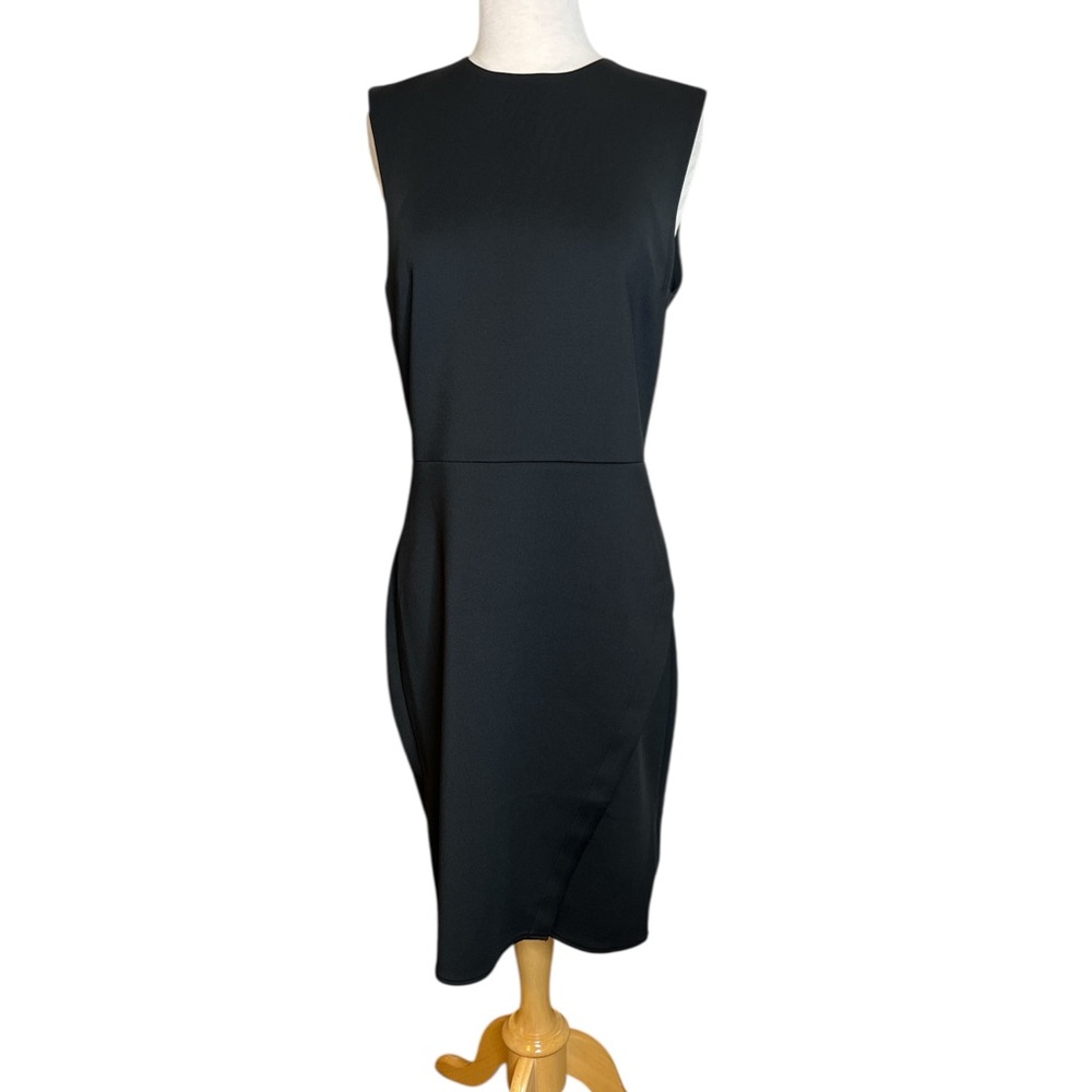 Calvin Klein Black Sleeveless Sheath Midi Dress – NWT (European Sizing)